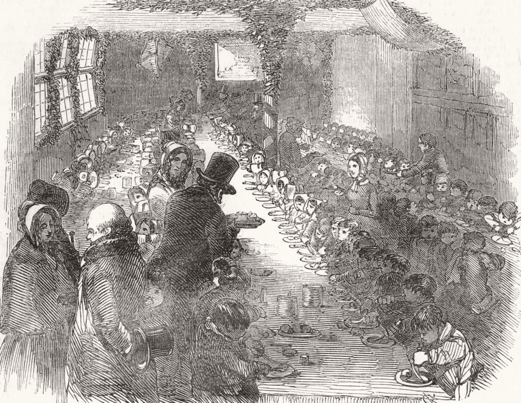 SHEEP. The Lamb and Flag Ragged Schools 1849 old antique vintage print picture